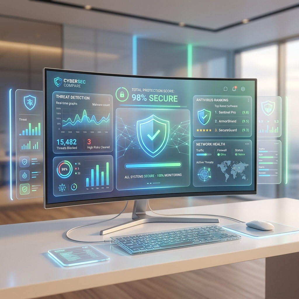 Antivirus Comparison and Cybersecurity Guidance Dashboard